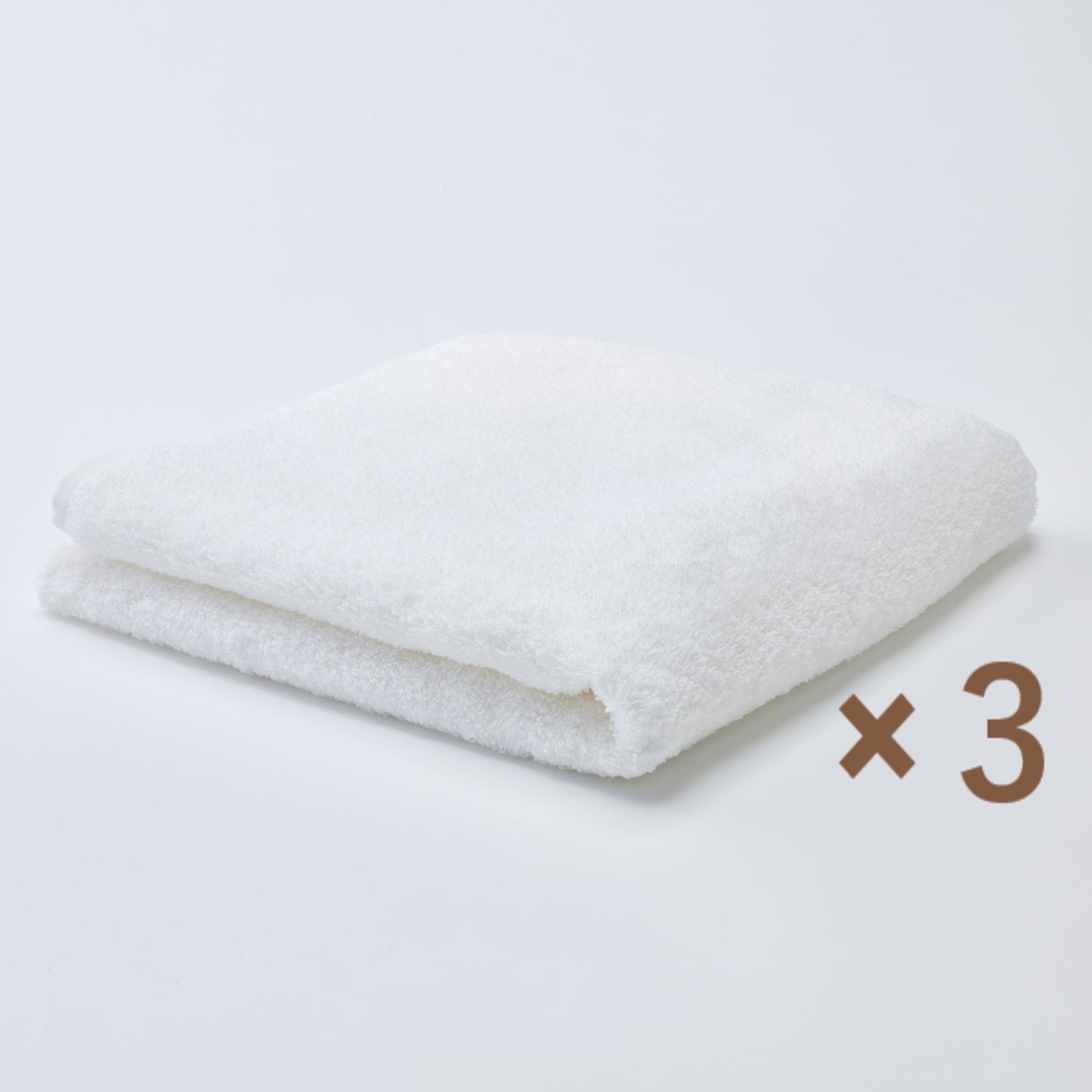 MAMORUNE STANDARD バスタオル <同色3枚セット> (60cm×120cm)