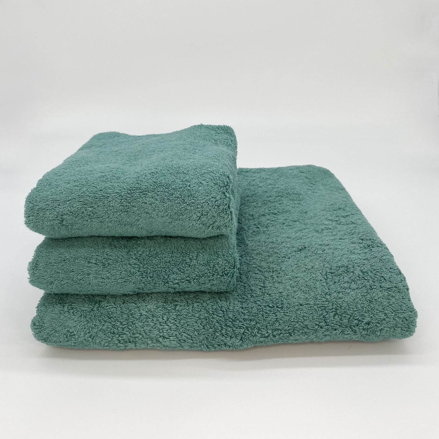 MAMORUNE STANDARD バスタオル1枚+フェイスタオル2枚セット(グリーン)