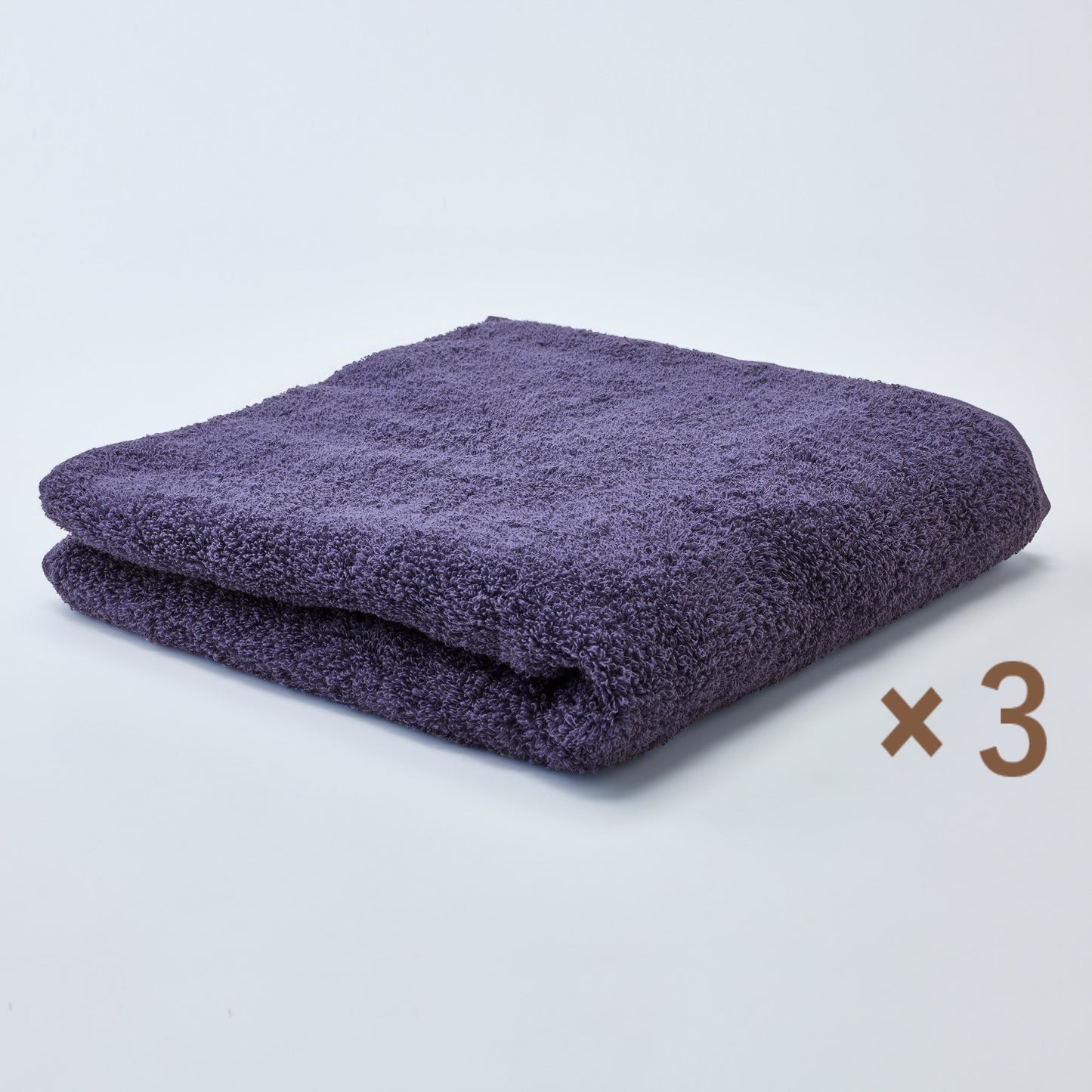 MAMORUNE POINT TOUCH バスタオル <同色3枚セット> (60cm×120cm)