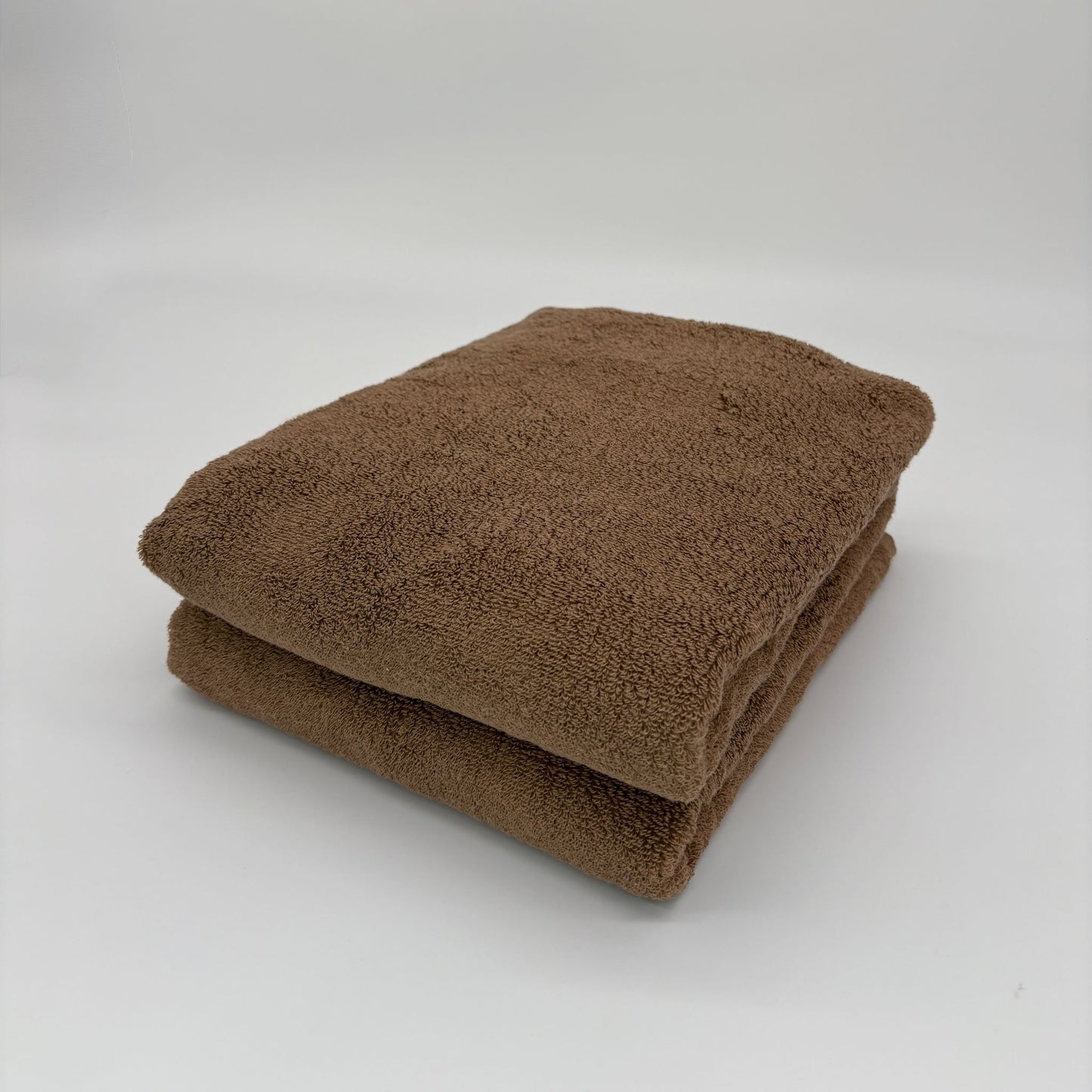 MAMORUNE PURE TOUCH コンパクトバスタオル ブラウン<2枚セット> (45cm×110cm)