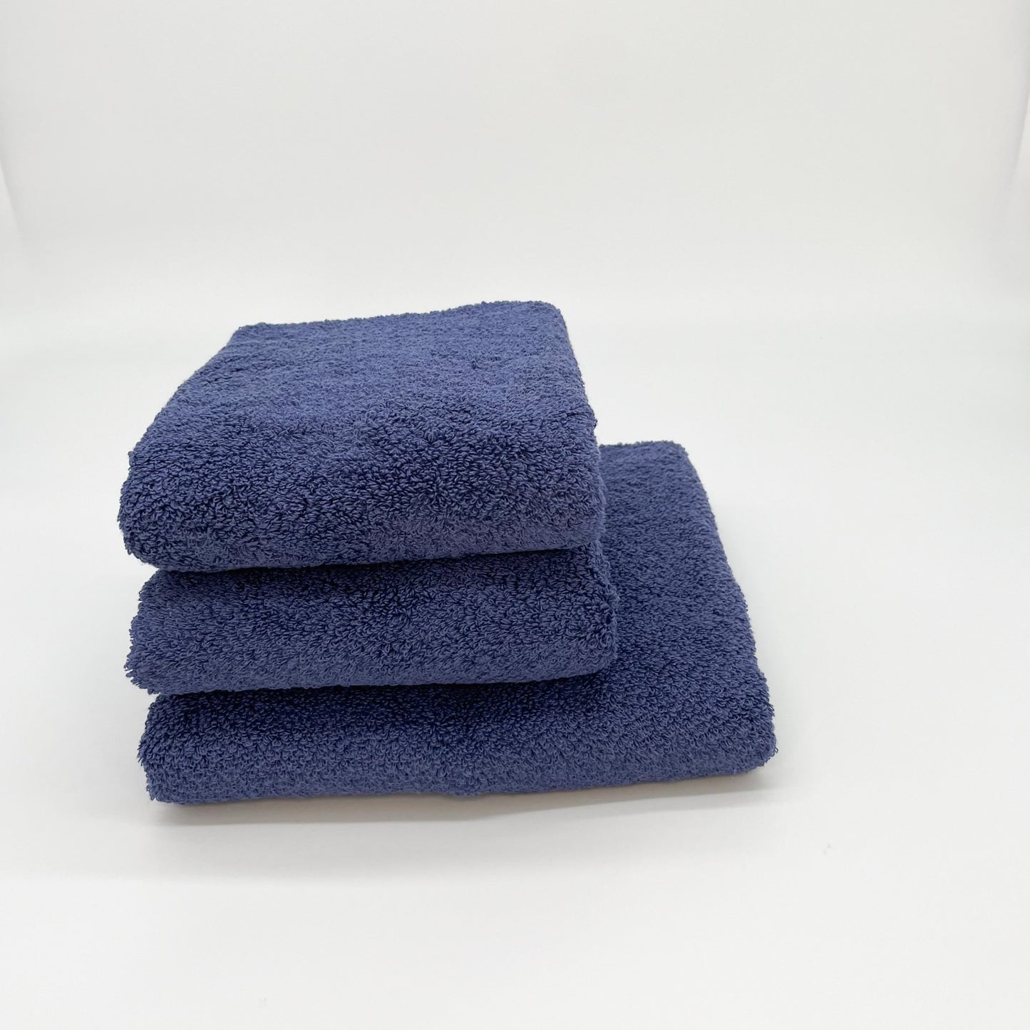 MAMORUNE POINT TOUCH コンパクトバスタオル1枚+フェイスタオル2枚セット(ブルー)