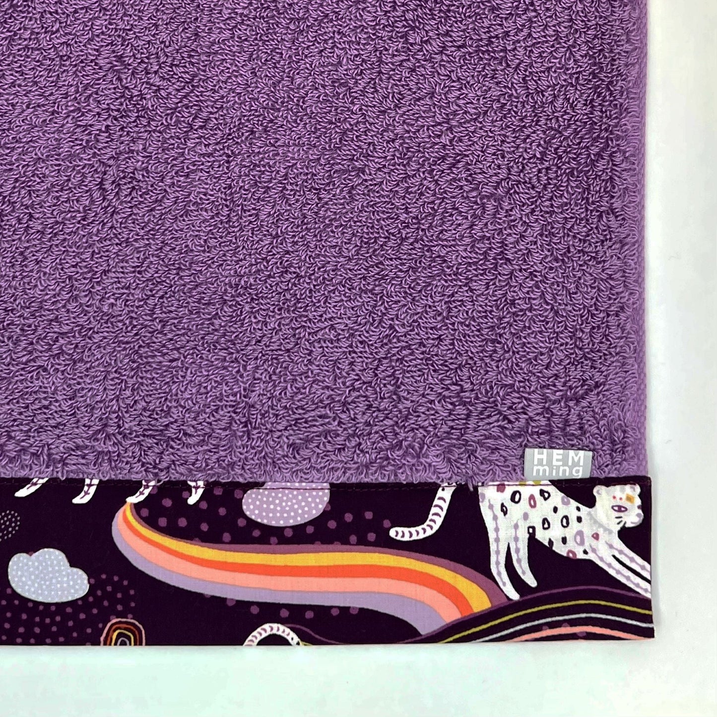 HEMming Rainbow フェイスタオル (34cm×92cm)