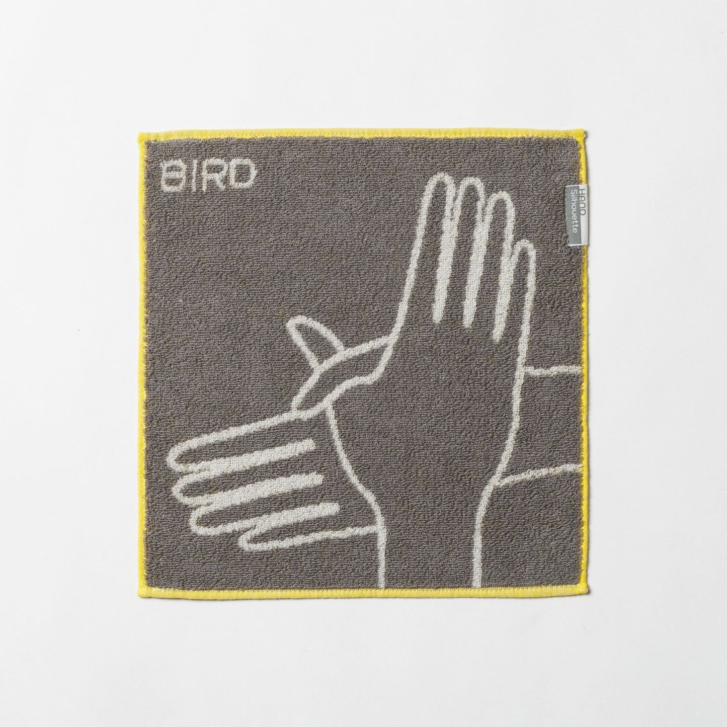 HAND Silhouette・かげえ BIRD・トリ ハンカチタオル