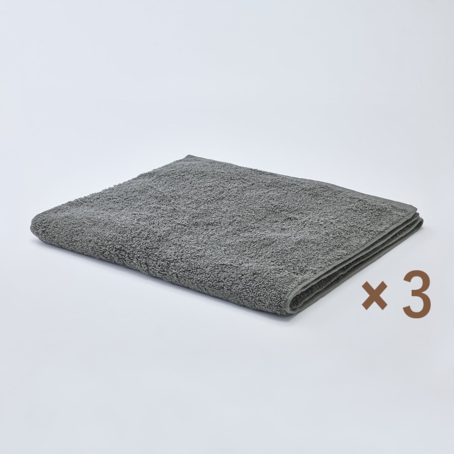 MAMORUNE STANDARD ロングフェイスタオル <同色3枚セット> (34cm×120cm)