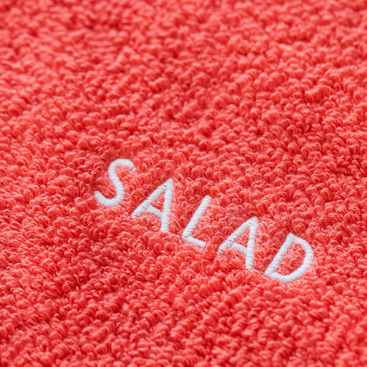 SALAD バスタオル 2枚セットA <マッシュルーム+トマト> (60cm×120cm)