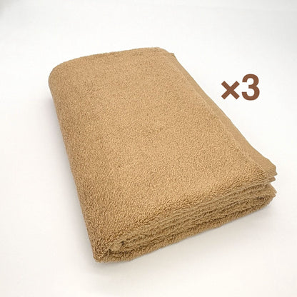 MAMORUNE PURE TOUCH　バスタオル 同色3枚セット　(60cm×120cm)