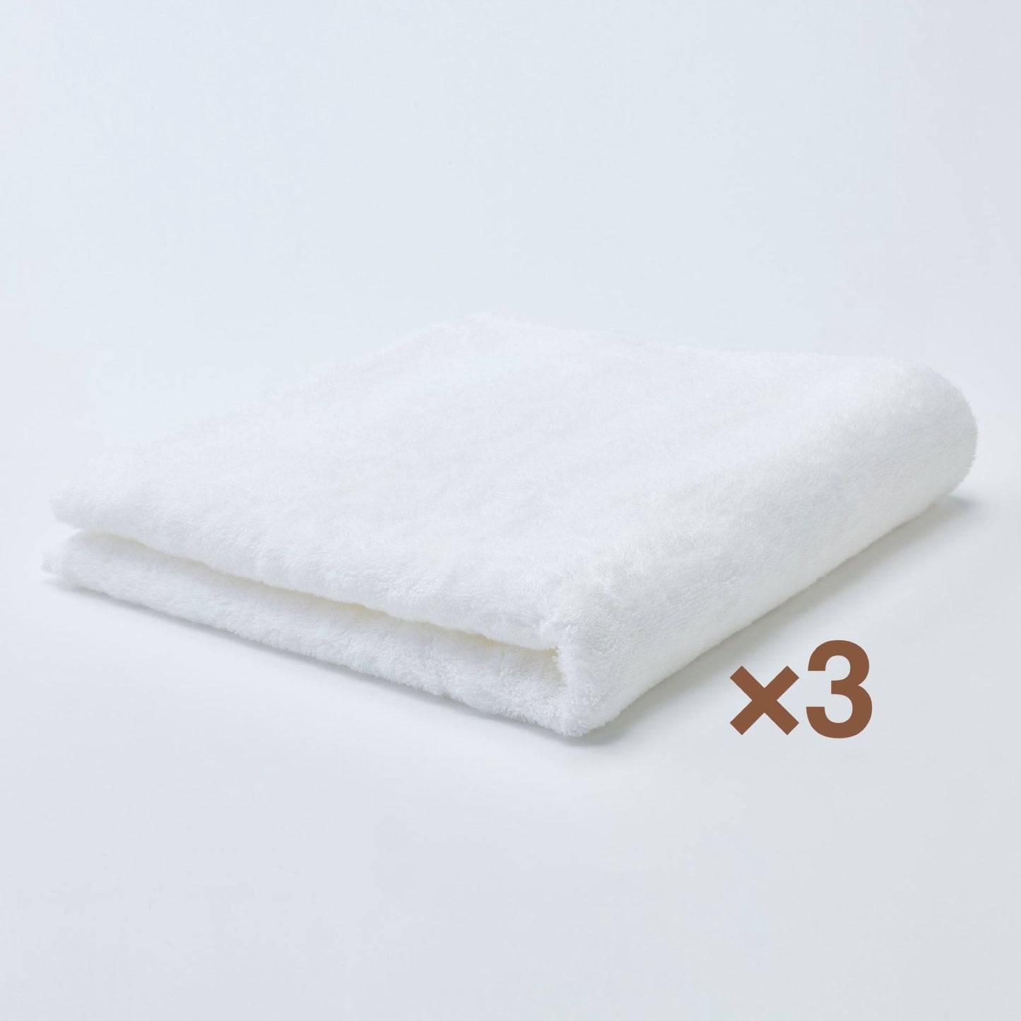MAMORUNE PURE TOUCH バスタオル　＜同色3枚セット＞　 (60cm×120cm)