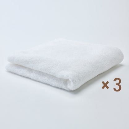 MAMORUNE POINT TOUCH バスタオル　＜同色3枚セット＞　(60cm×120cm)