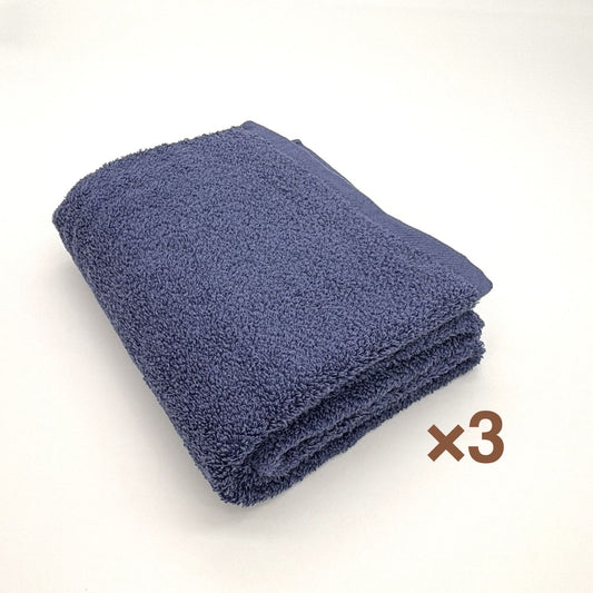 MAMORUNE POINT TOUCH　コンパクトバスタオル 同色3枚セット　(45cm×110cm)