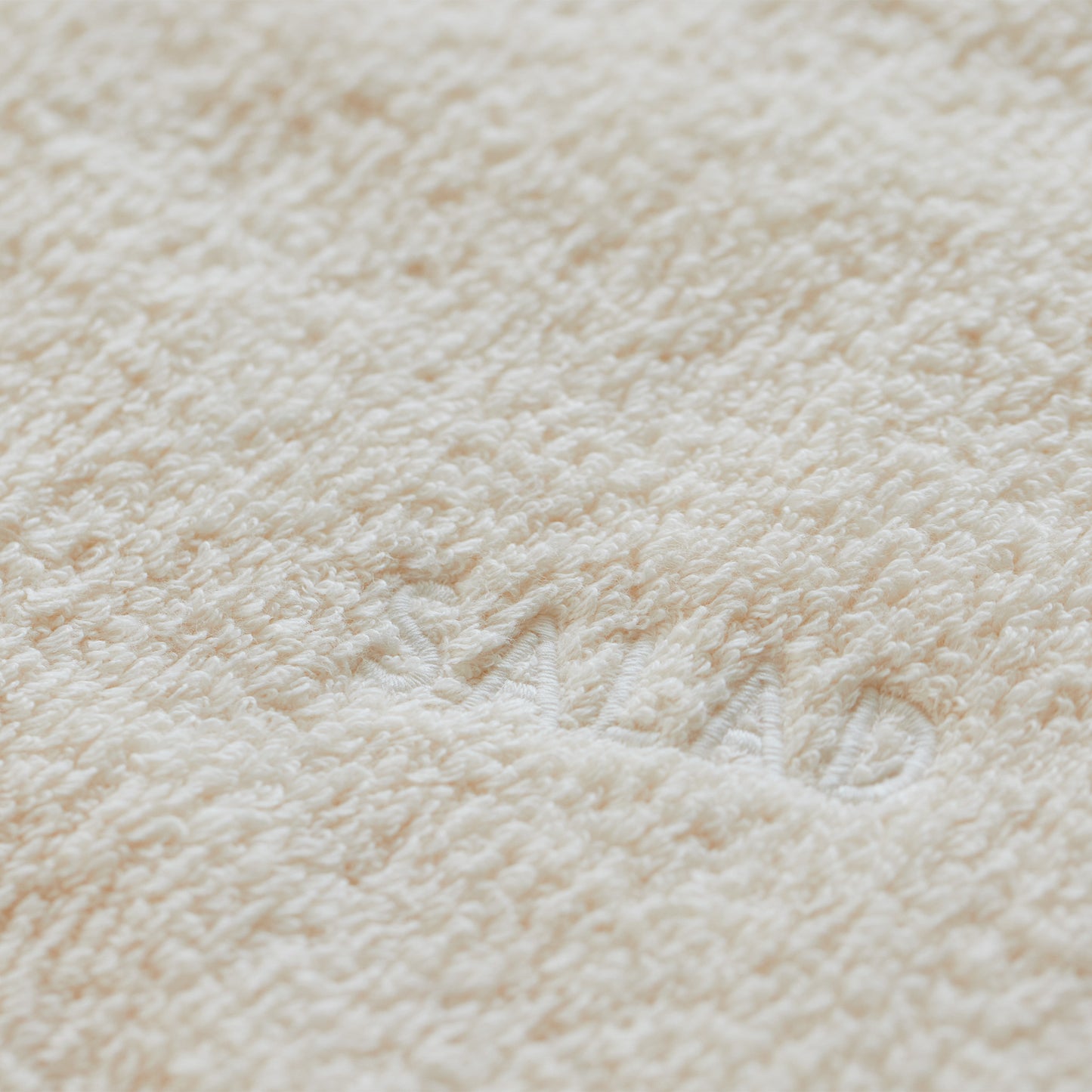 SALAD　バスタオル＋フェイスタオル　同色セット ＜マッシュルーム＞