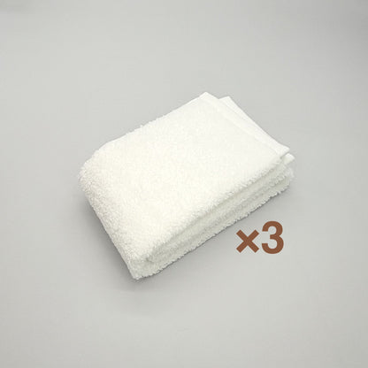 MAMORUNE POINT TOUCH　フェイスタオル 同色3枚セット　(34cm×80cm)