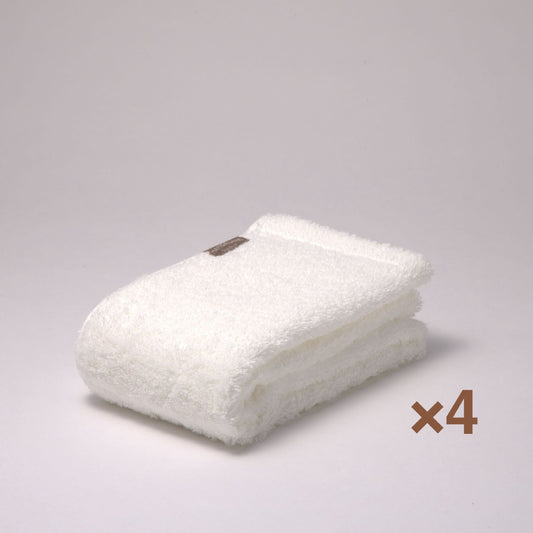 MAMORUNE PREMIUM STANDARD　フェイスタオル同色４枚セット（34cm×80cm）