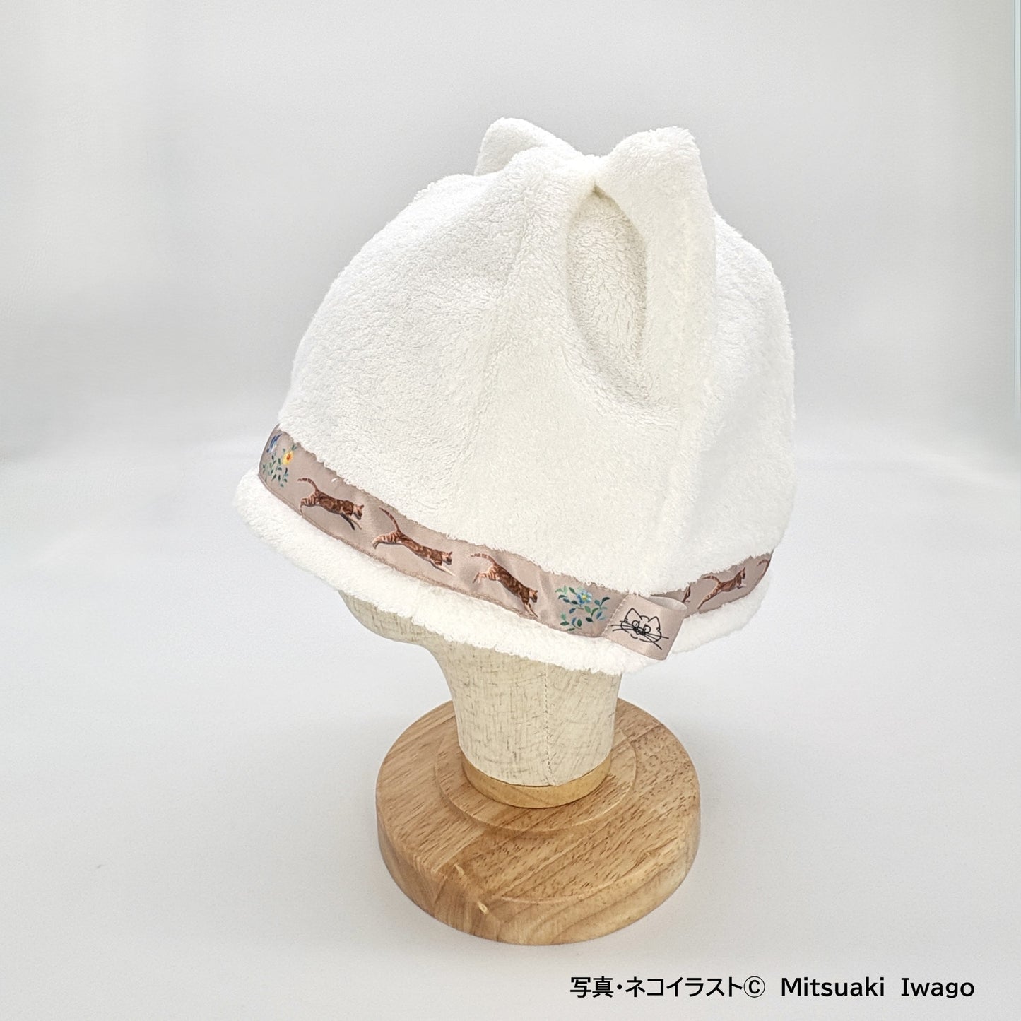 「キプロス島のねこジャンプ」　サウナハット　（フリーサイズ）