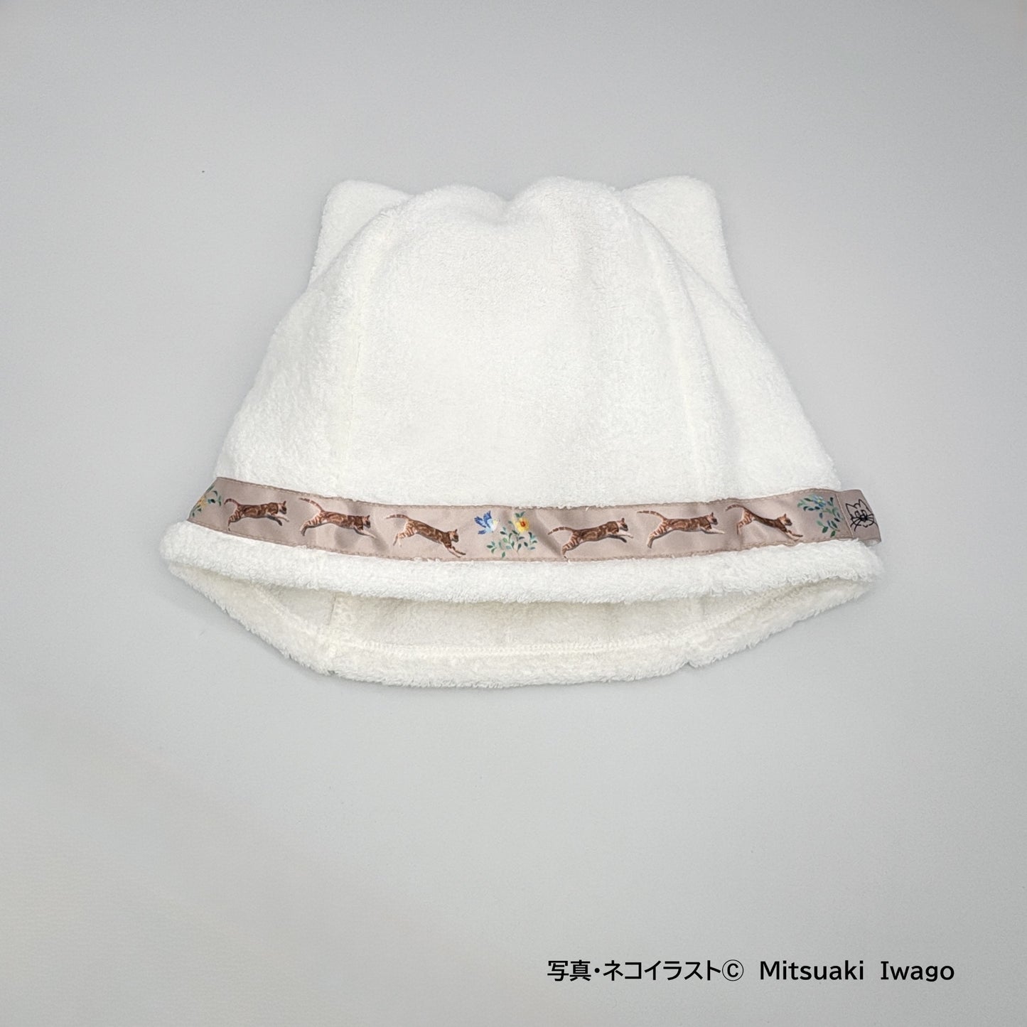 「キプロス島のねこジャンプ」　サウナハット　（フリーサイズ）