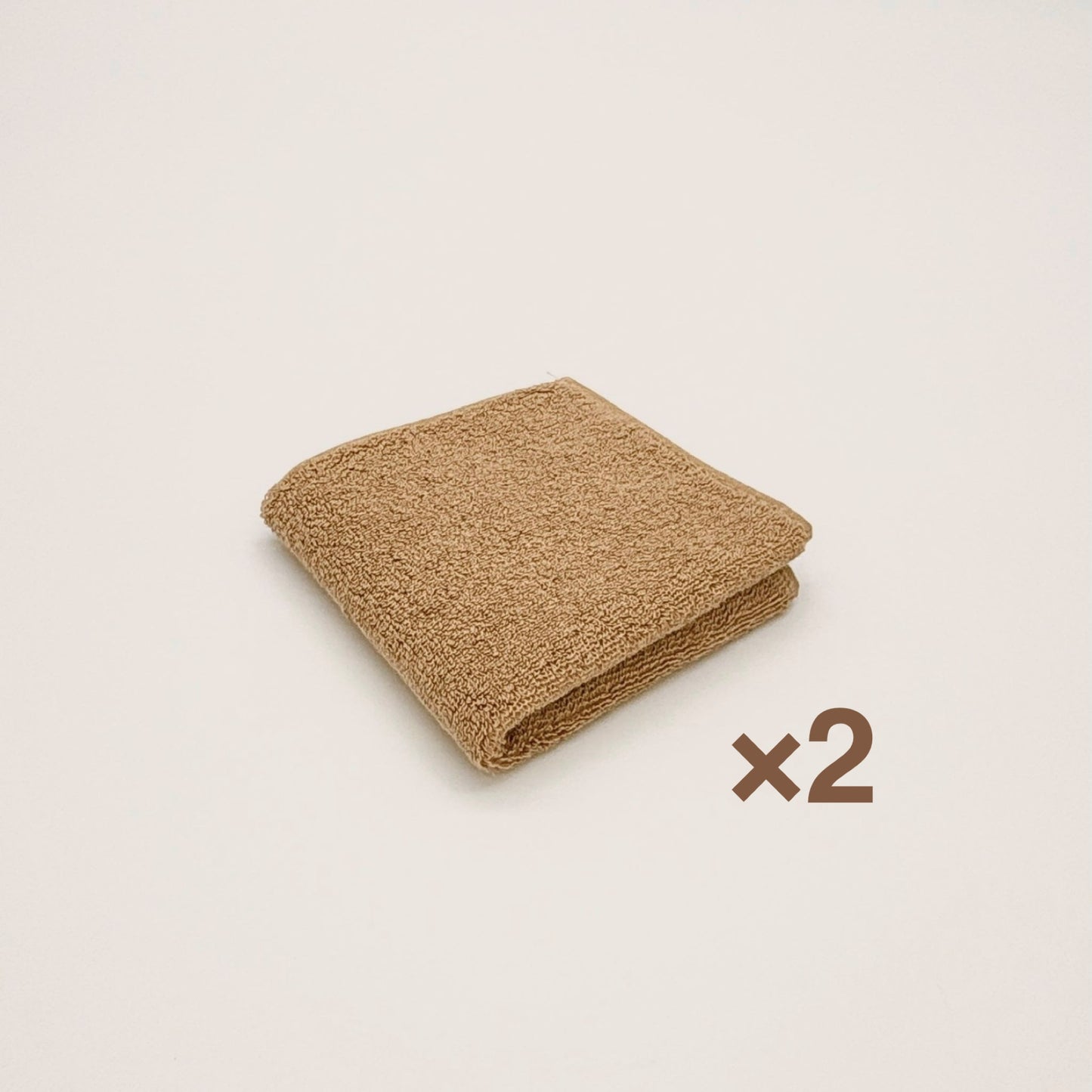 MAMORUNE STANDARD ハンカチタオル　同色2枚セット　(25cm×25cm)