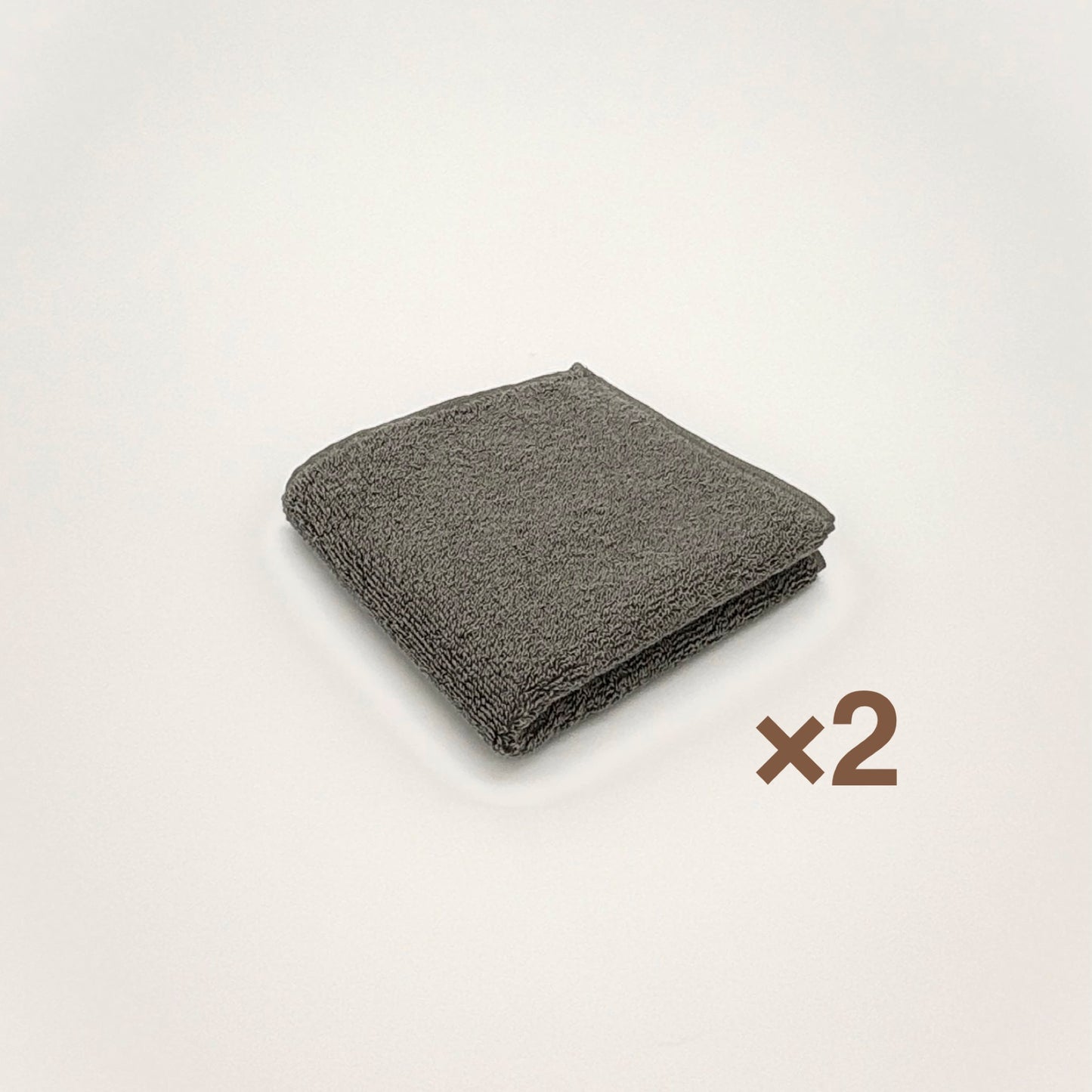 MAMORUNE STANDARD ハンカチタオル　同色2枚セット　(25cm×25cm)
