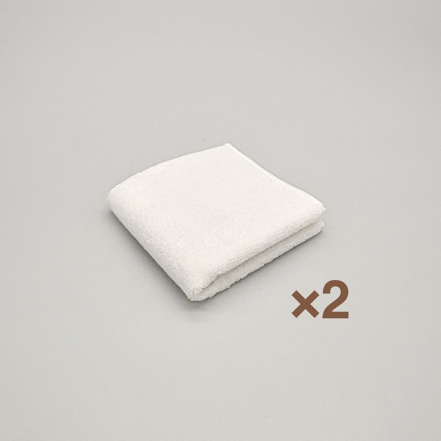 MAMORUNE STANDARD ハンカチタオル　同色2枚セット　(25cm×25cm)
