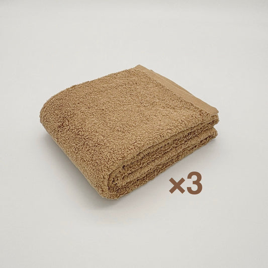 MAMORUNE STANDARD　ロングフェイスタオル　同色3枚セット (34cm×120cm)