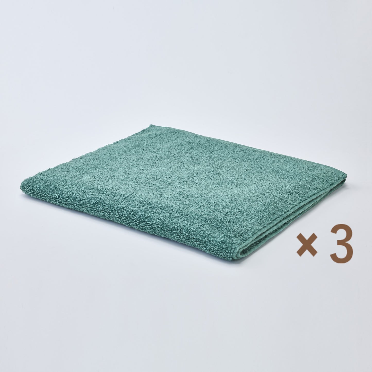 MAMORUNE STANDARD ロングフェイスタオル　<同色3枚セット>　(34cm×120cm)