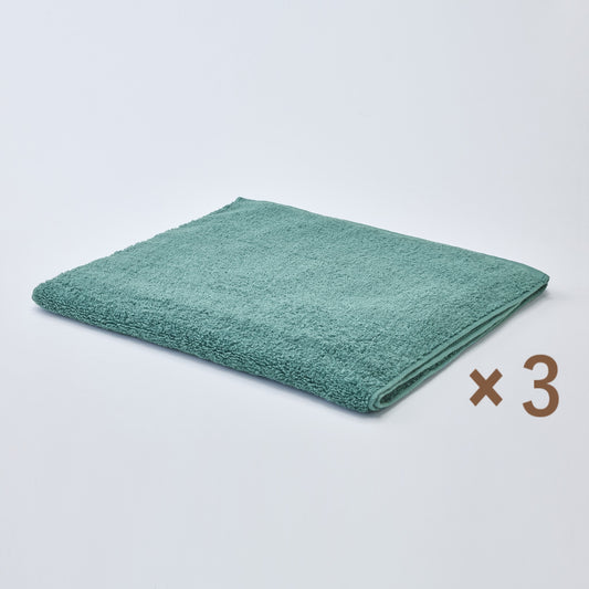 MAMORUNE STANDARD ロングフェイスタオル　<同色3枚セット>　(34cm×120cm)