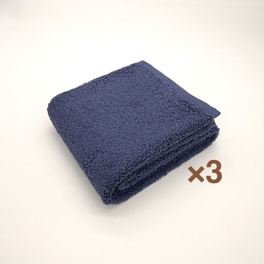 MAMORUNE POINT TOUCH　ロングフェイスタオル 同色3枚セット　(34cm×120cm)