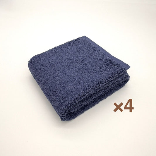 MAMORUNE POINT TOUCH　ロングフェイスタオル 同色4枚セット　(34cm×120cm)