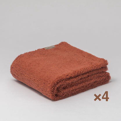 MAMORUNE PREMIUM STANDARD　ロングフェイスタオル同色４枚セット（34cm×120cm）