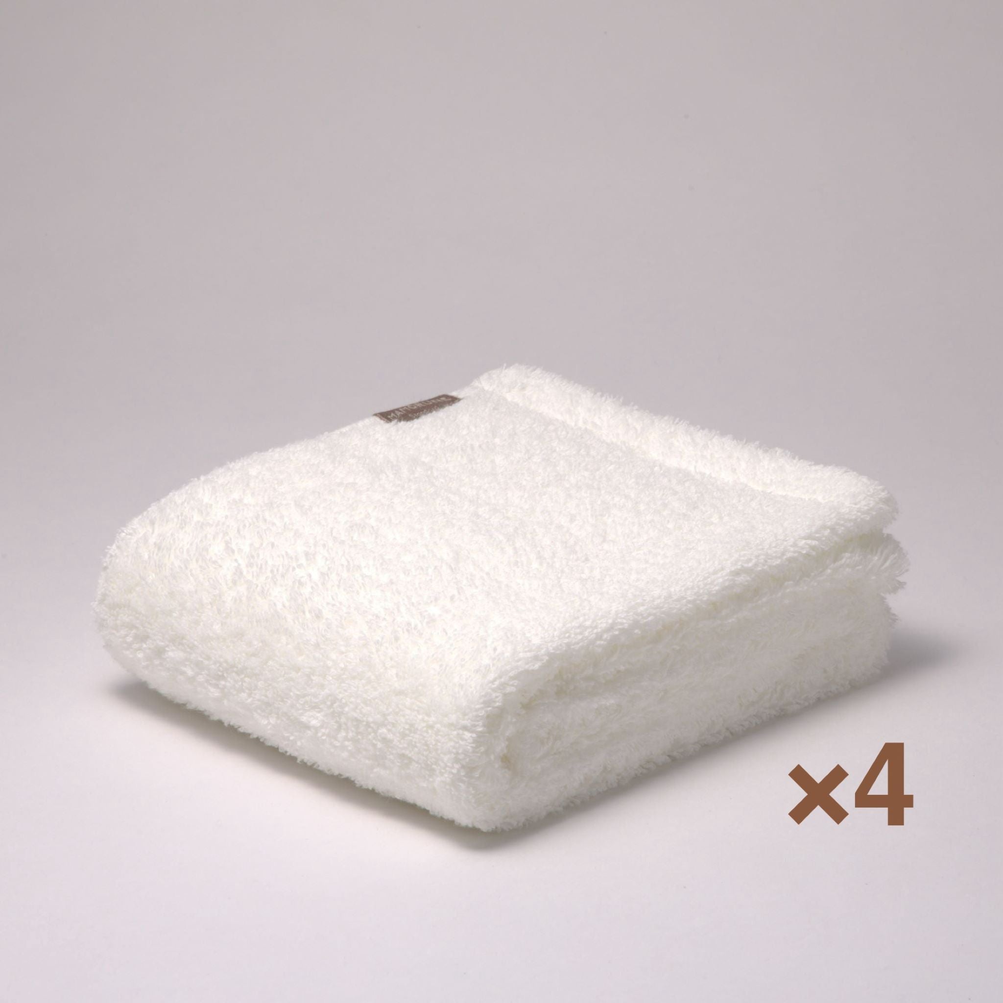 MAMORUNE PREMIUM STANDARD ロングフェイスタオル同色4枚セット（34cm