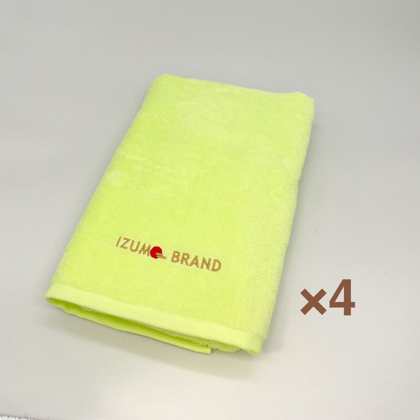 出雲たおる【花曇り】　バスタオル 同色4枚セット　(65cm×133cm)