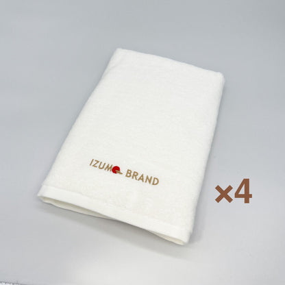 出雲たおる【花曇り】　バスタオル 同色4枚セット　(65cm×133cm)