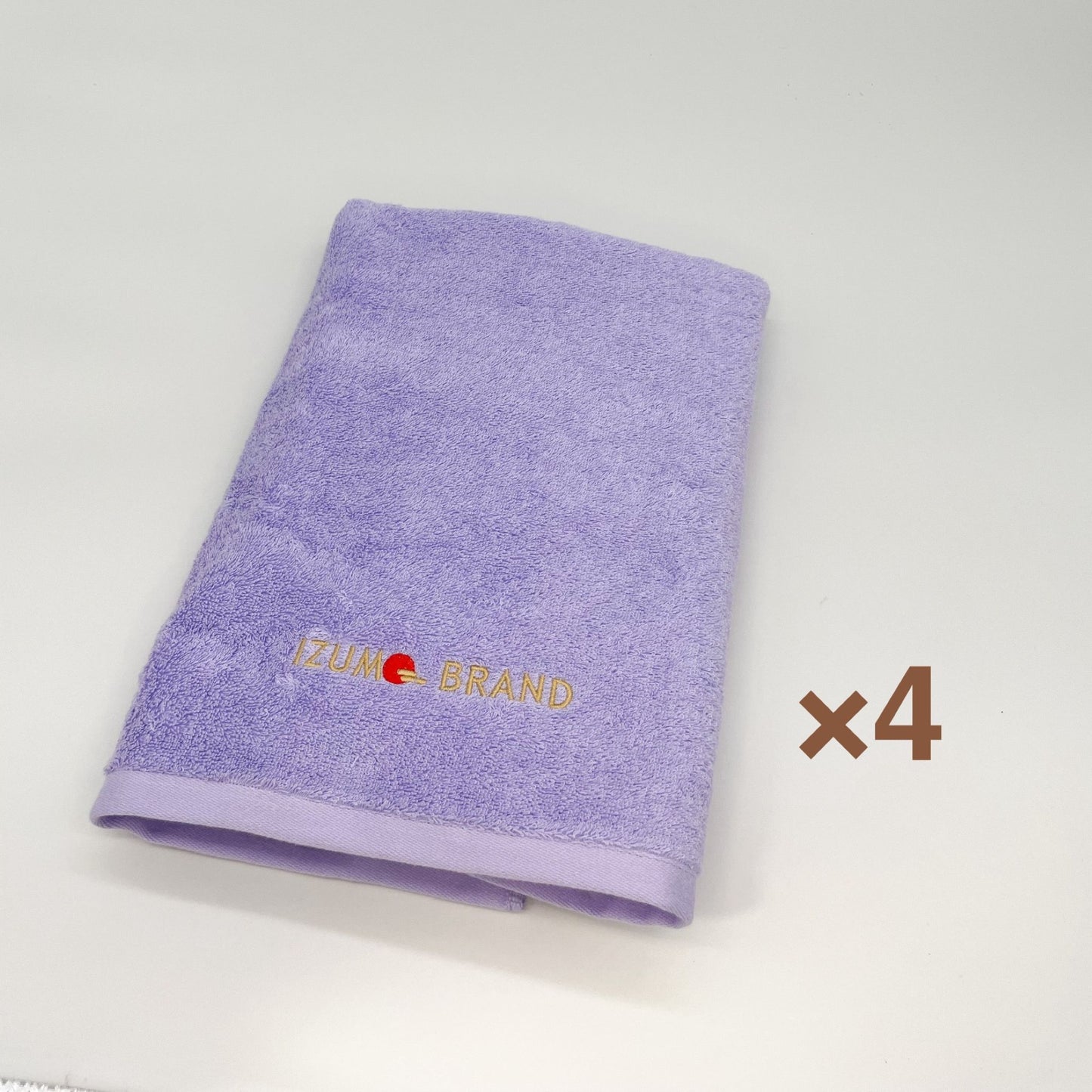 出雲たおる【花曇り】　バスタオル 同色4枚セット　(65cm×133cm)