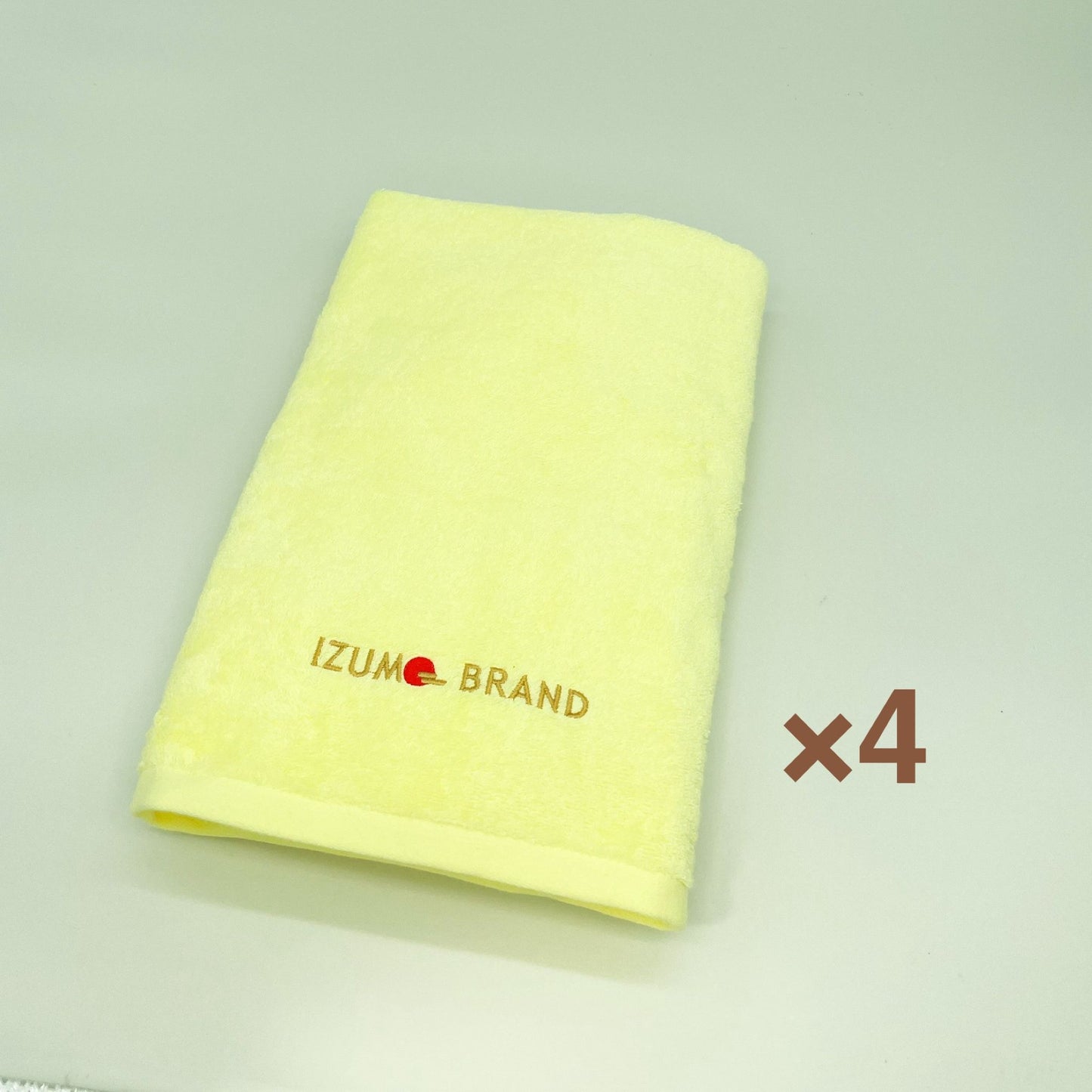 出雲たおる【花曇り】　バスタオル 同色4枚セット　(65cm×133cm)